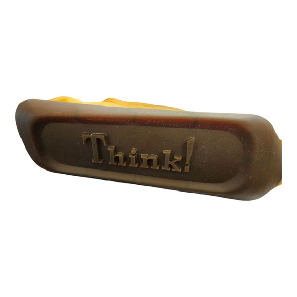 Think! Yellow Leather Shoulder Bag - Picture 12 of 14